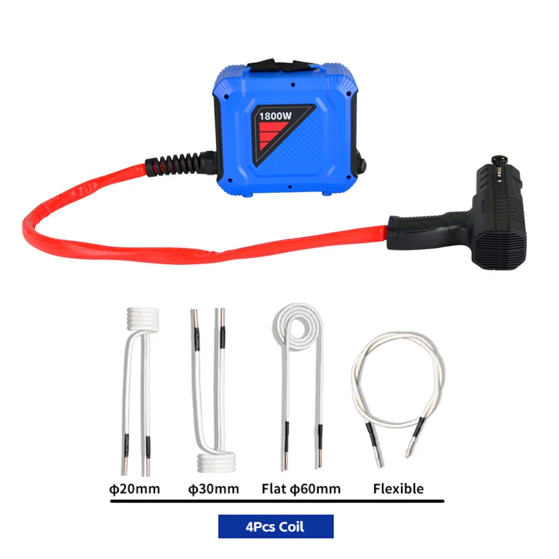 1800W Magnetic Induction Heater Portable Flameless Induction Heater Circuit DIY for Car Repair Bolt Remover Tools 110V/220V induction heater