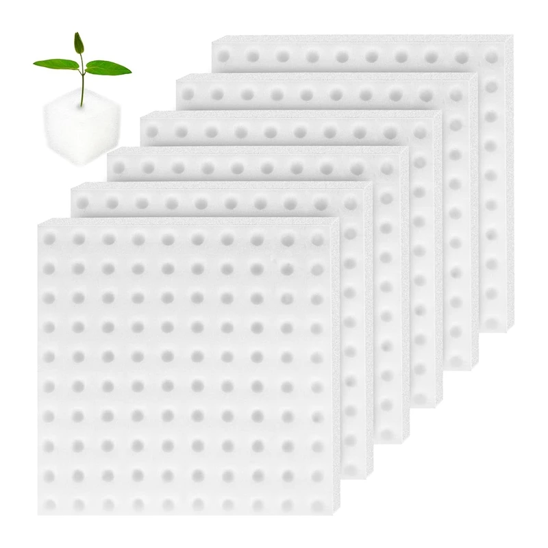 

600 Pcs Sponge Squares For Hydroponics, Hydroponic Sponge Planting Tool - Greenhouse Hydroponic Sponge - Square Sponges Durable