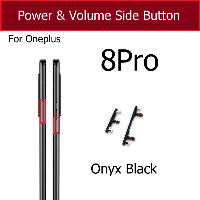 Enhanced Side Audio and Power Button Set for Oneplus - Replacement Keypad Repair Parts
