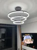 Living room chandelier simple modern led lighting creative Nordic luxury restaurant bedroom lamp designer high-end chandelier 3