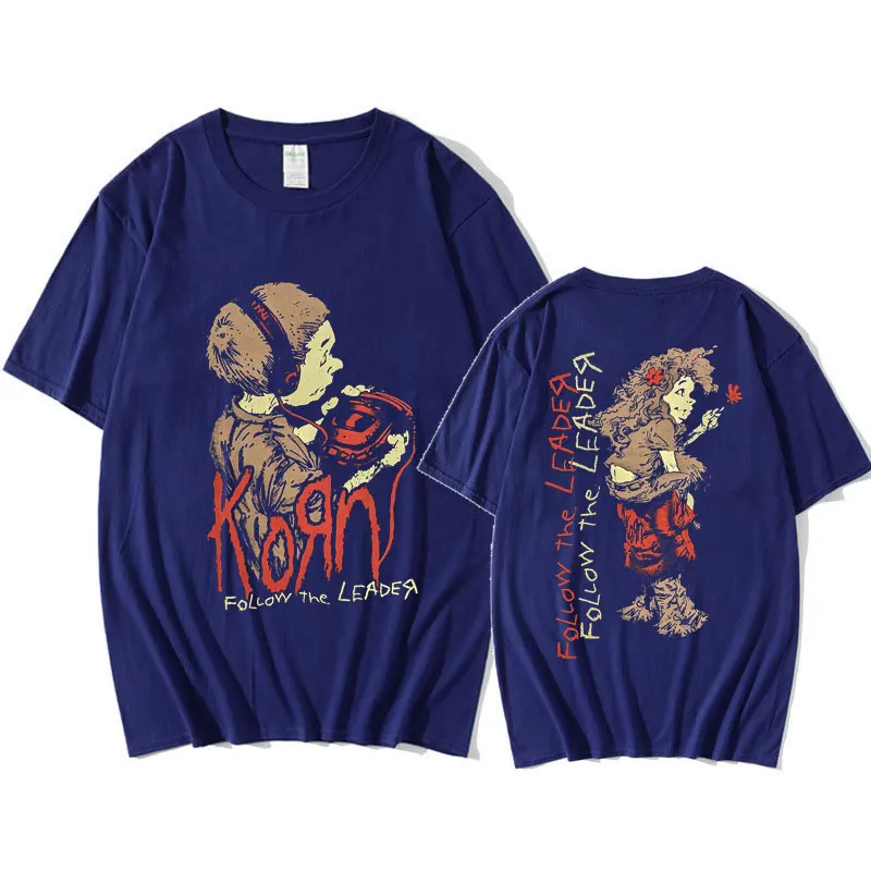 Korn \"Follow the Leader\" ヴィンテージ Tシャツ 古着 90s KORN 「Follow The Leader」 レアパターン!! ツアー
