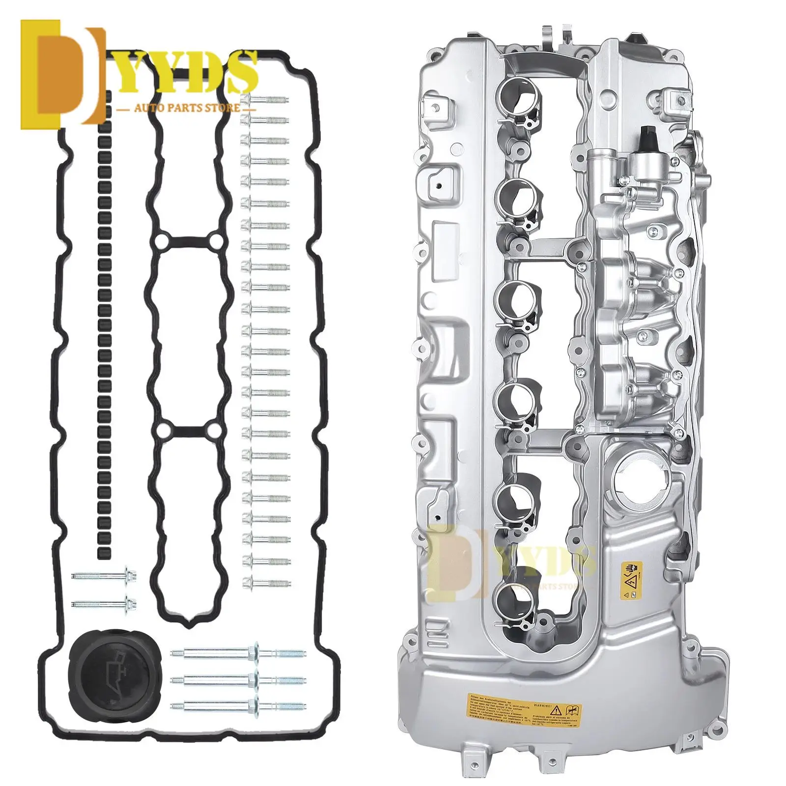 ECS Tuning N54 アルミヘッドカバー Bremmen Parts - 11127565284M - Valve Cover - Aluminum