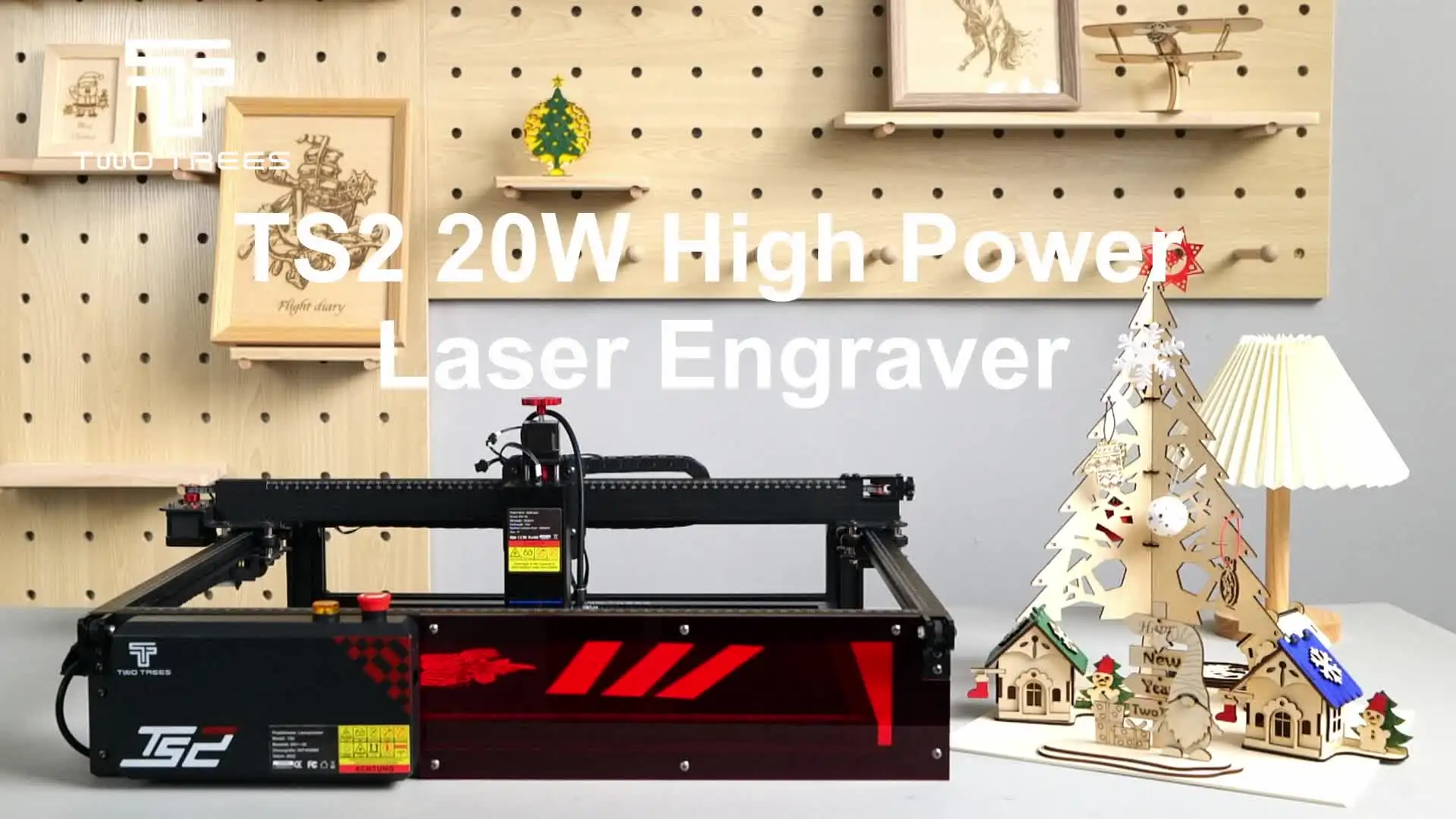 TS2 レーザー彫刻機 金属レーザー彫刻機,ts2,22w,12mm,木材,アクリル,サイズ410x410mm