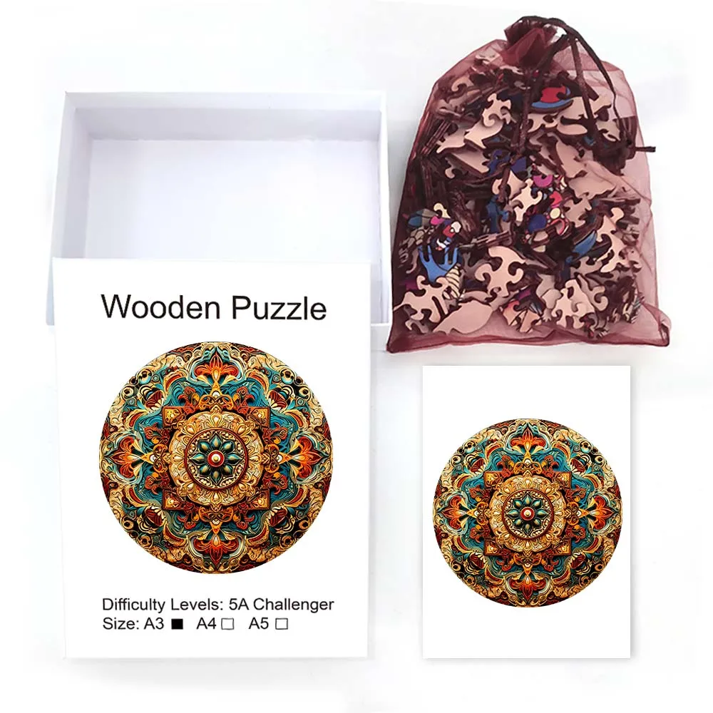 Wonderful Disk Wooden Puzzle Personalized 3D Puzzle Adult Children's Gift Education Children's Toy Game jigsaw puzzles wooden jigsaw puzzles wooden puzzle toys educational puzzles