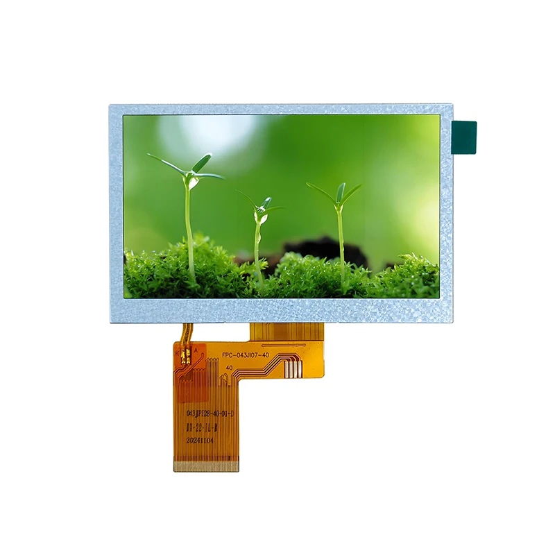 ips lcd screen ips display 4.3 inch 480x272 resolution RGB communication 1000 high brightness LCD screen