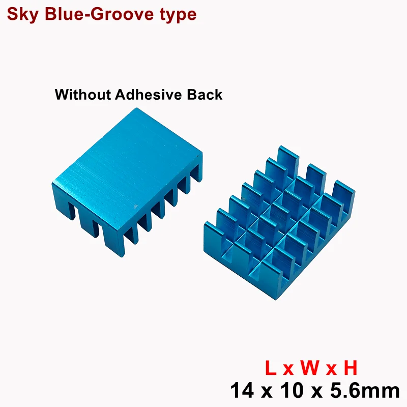 10-Pack Aluminum Heatsink Radiators for Enhanced Heat Dissipation