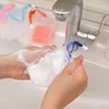 10Pcs/set Portable Clean Foaming Mesh Bag Soap Foaming Nets for Shower Washing Bathroom Accessories Random Color 3