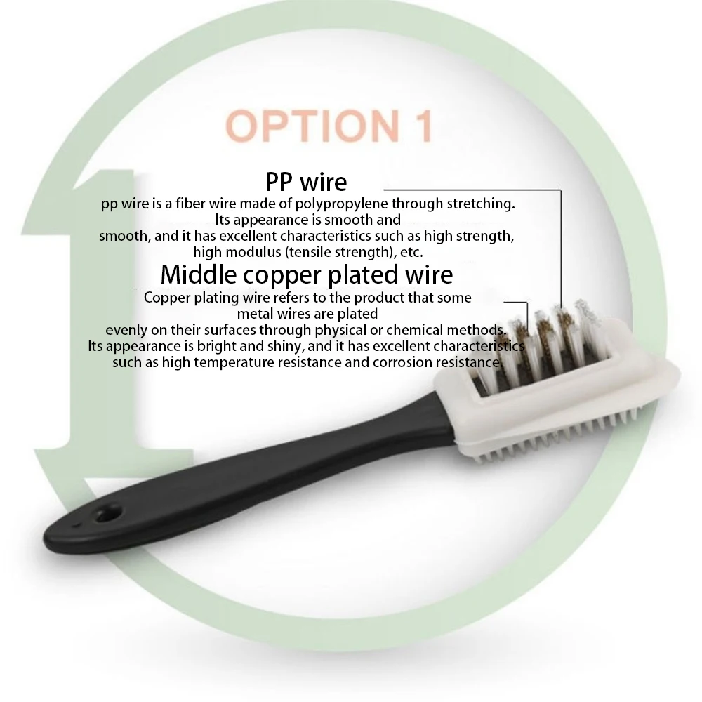 Leather Brush Shoe Brush Shoe Brush Artifact Leather Brush Wire Brush Rubber Brush Frosted Suede Special Brush 6