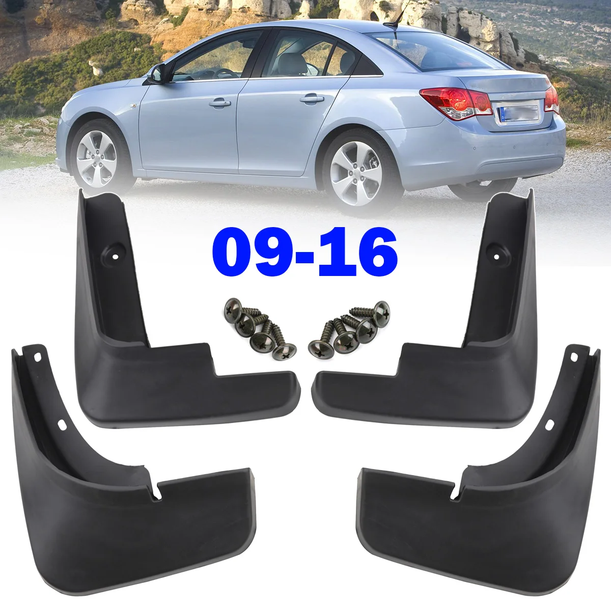 Брызговики для Holden Chevrolet Cruze седан хэтчбек J300 2009 - 2016 грязевые щитки 2010 2011 2012 2013 2015 |