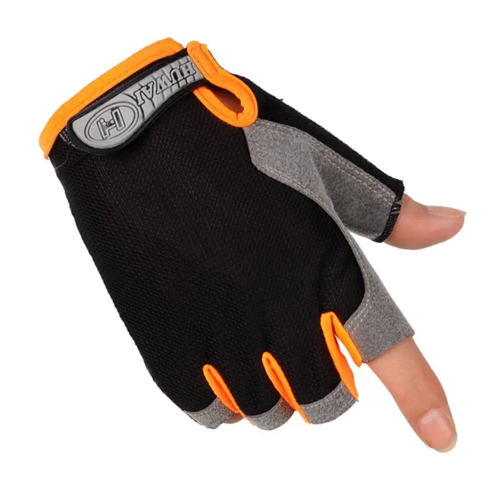 Half Finger Outdoor Cycling Anti Slip Anti Sweat Men Women Half Finger Gloves Breathable Anti Shock Sports Gloves 2