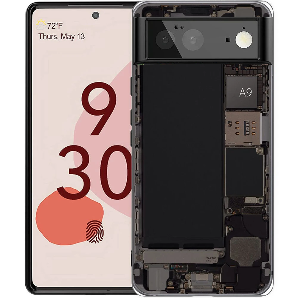 Inside Circuit Board Design Shockproof Silicone Phone Case Cover
