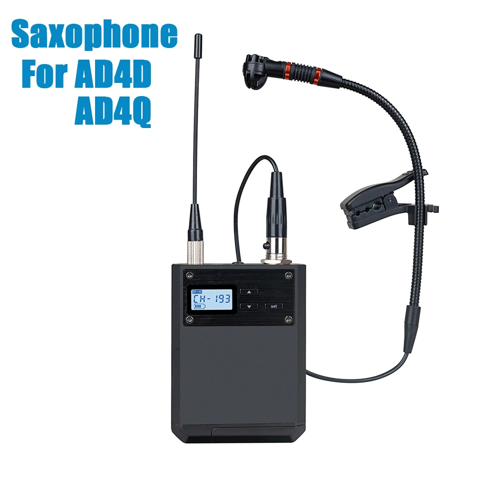 Leicozic AD4D AD4Q Saxophone Microfone Violin Cello Microfono Erhu Professional Instrument Microfon Musical Mic 500/600/900Mhz