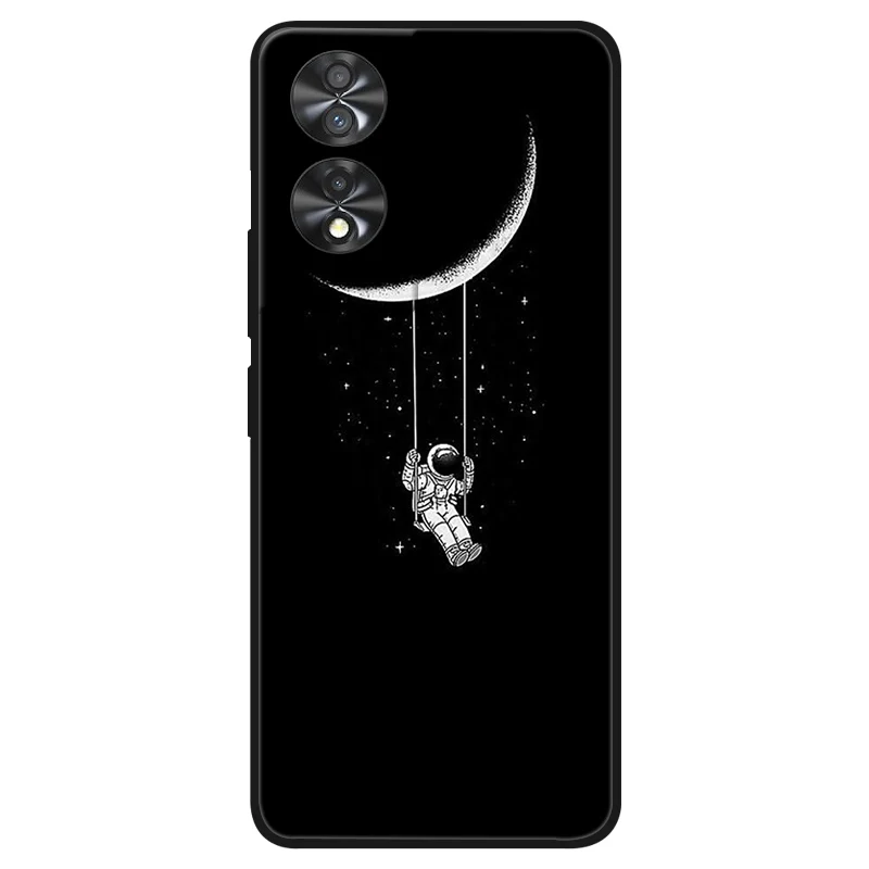 Shockproof TPU Soft Silicone Phone Cover with Cute Painted Design