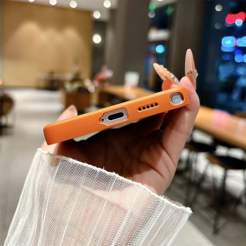 Magnetic Matte Glass Lens Film Protector Case with Magsafe Wireless Charging Compatibility
