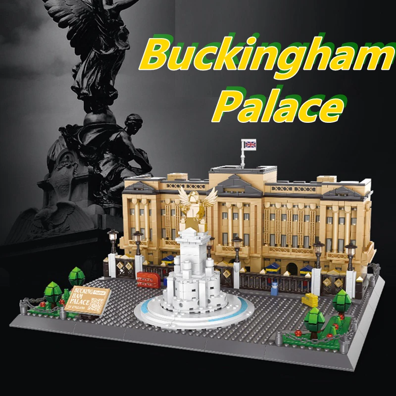 

Wange Blocks Architecture Buckingham Palace Model Building Brick Beautiful House Juguetes Educational Toys for Children Gifts