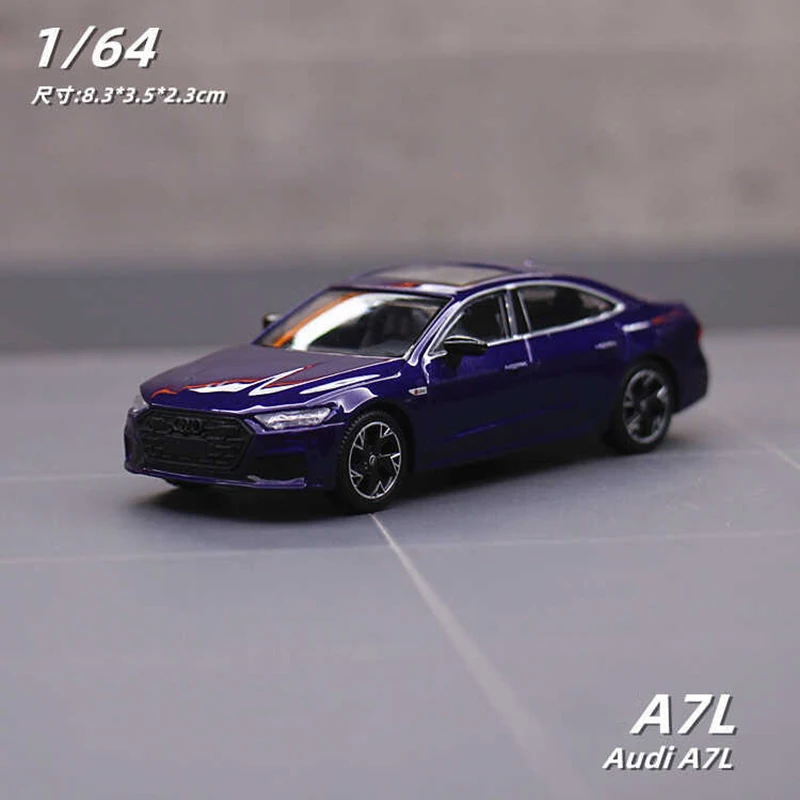 JKM 1:64 AUDI A7 2022 Alloy Car Diecasts & Toy Vehicles Car Model Miniature Scale Model Car For Children 2