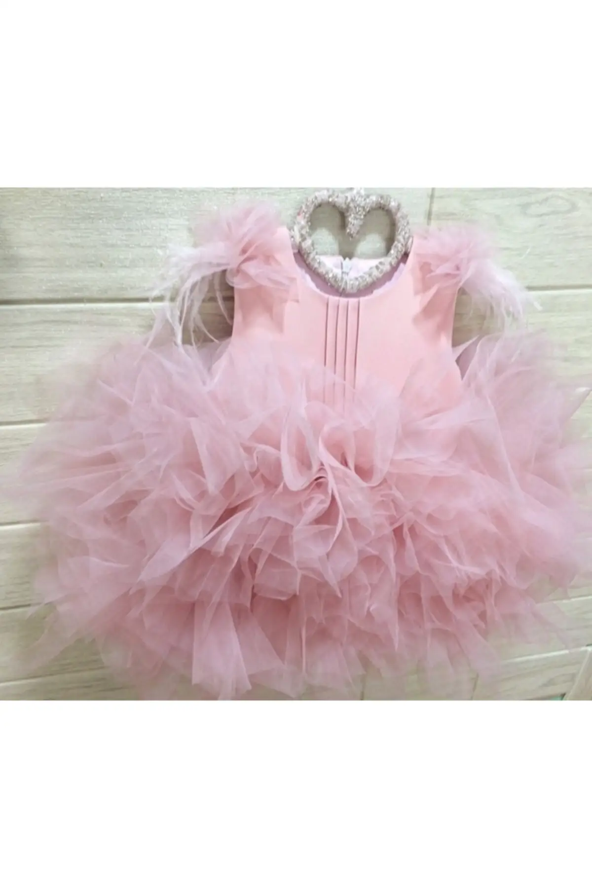

Powder Dress And Hair Band Knitted Tulle Sleeveless Trend Solid Color Comfort Bicycle Neck Midi Pink Clothing
