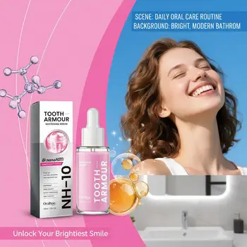 Essenza sbiancante per denti Tooth Armor 30ml - Soluzione sbiancante per denti per un sorriso più luminoso