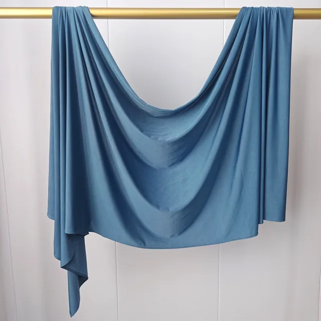 Nouveau Hijab en Jersey Liquide Premium, Châle, Foulard de Malaisie, Coiffes, Turbans de Mode Musulmane pour Femmes, Turban Ramadan Hijabs