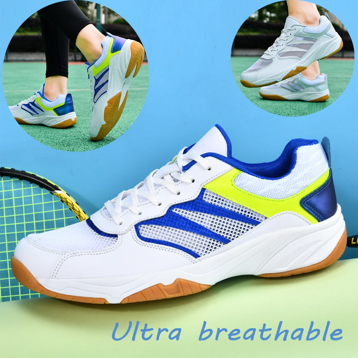남녀공용 배드민턴 신발, 커플 신발, 야외 캐주얼 스포츠 신발, 테니스 신발, 슈퍼 통기성 신발, 신상 