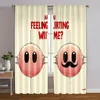 2pcs, Print Curtains 2D print game controller1 Durable 100% Polyester Fabric (without rod) Thermal Insulation, and Room 1
