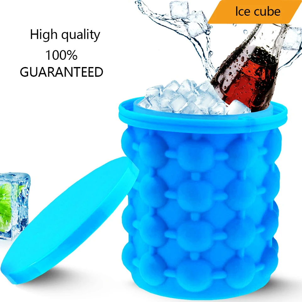 2-in-1 Silicone Ice Cube Maker / Portable Ice Bucket – Consumer Power Store