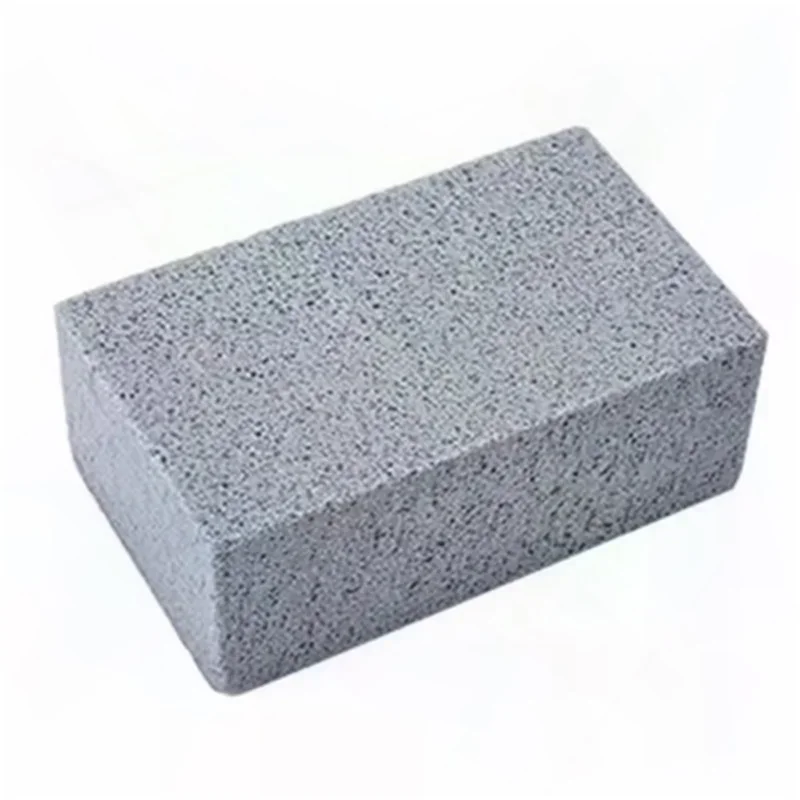 BBQ Grill Cleaning Brush Brick Block Barbecue Cleaning Stone Pumice Brick for Barbecue Rack Outdoor Kitchen BBQ Tools bbq cleaning tools
