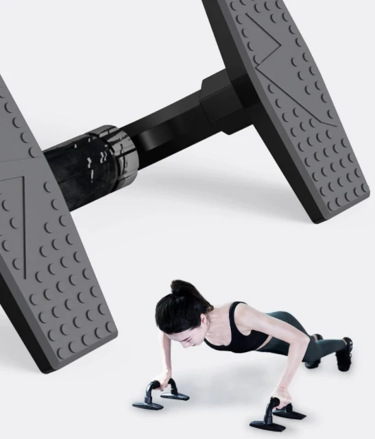 Detachable Push Up Bar Stand- Home Workout Equipment Pushup Handle with Cushioned Foam Grip and Non-Slip Sturdy St