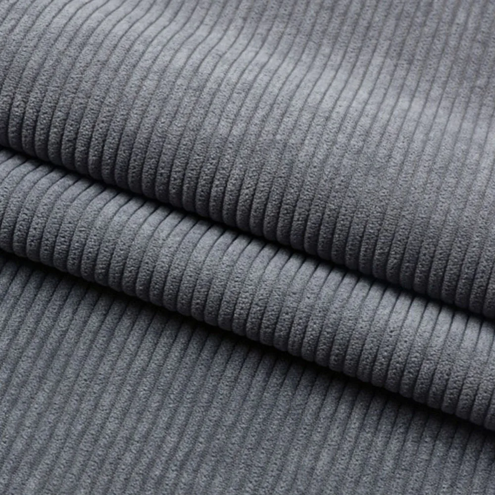 Corduroy Fabric Solid Color Stripe - 50x150cm for Sewing & Home Textiles