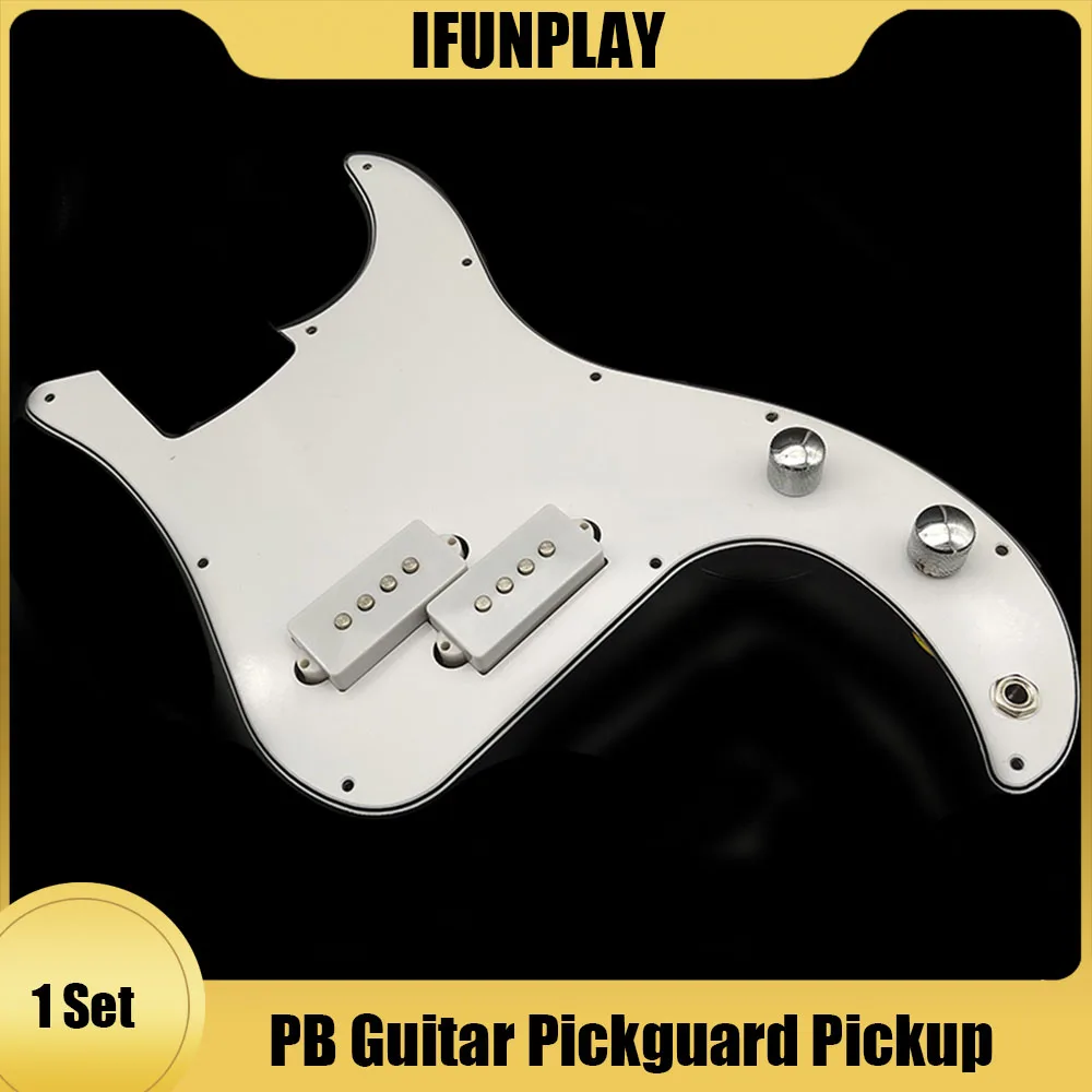 Pastillas De bajo precableado para guitarra eléctrica, pastillas PB de 3  capas, color blanco y negro|Partes y accesorios de guitarras| - AliExpress