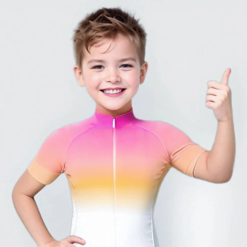 Childrens Quick Dry Cycling Jersey New Shorts Summer Breathable Children Cycling Clothing Boys Girls Bicycle Wear Shorts Jersey 2