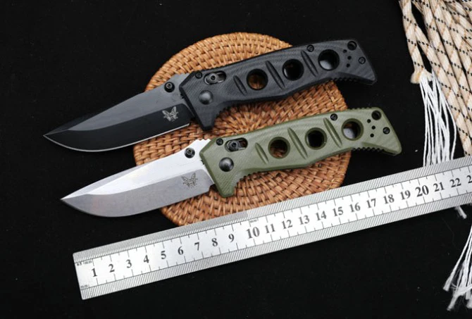 Outdoor Pocket Tactical Folding Knife Benchmade 273 G10 Handle Camping Survival Security Military Knives EDC Tool-BY99 |