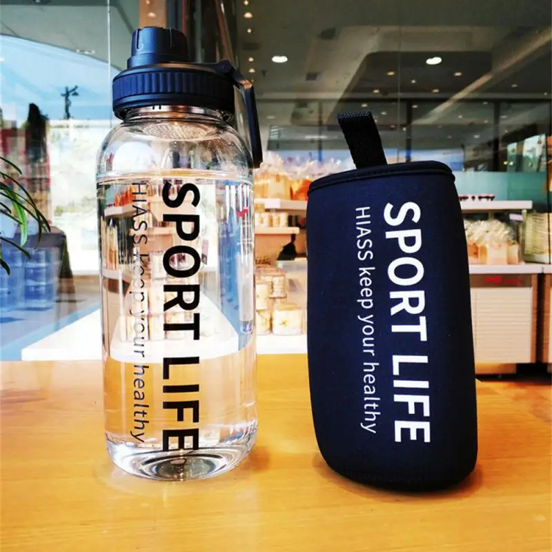 Creative Water Bottle Glass Drink Bottles For Camping Hiking Climbing Sport Bottle Portable Drinkware Eco-friendly