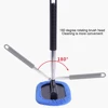 3 in 1 Car Window Cleaner Kit Extendable Long Handle Windshield Cleaning Tool Rotating Head Car Wash Tool Rearview Mirror Wiper 5