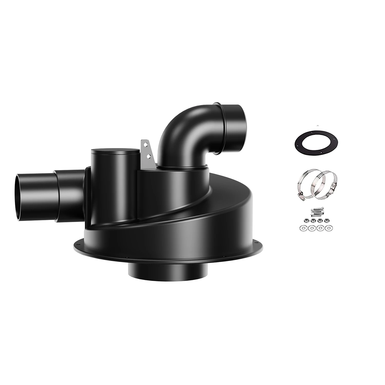 2.5'' PEMEDOR Woodworking Double Filtration Cyclone Dust Collector DIY Turbocharged Filter Industrial Separator Dust Collection