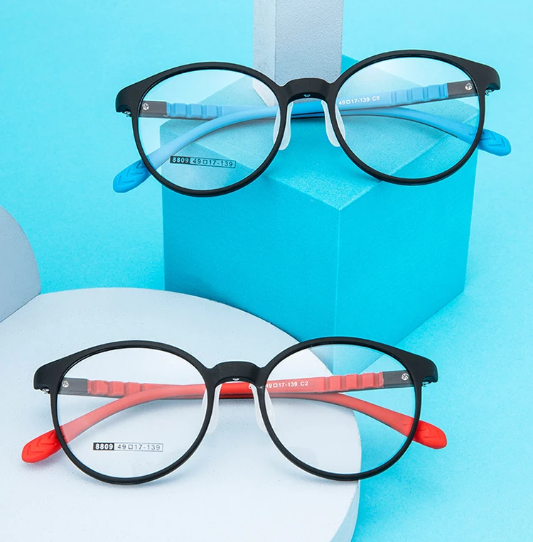 KLAR Neues Kinder-Brillengestell für Jungen und Mädchen, Kinder-Brillengestell, flexible Qualitätsbrille für Schutz und Sehkorrektur – Detail 2