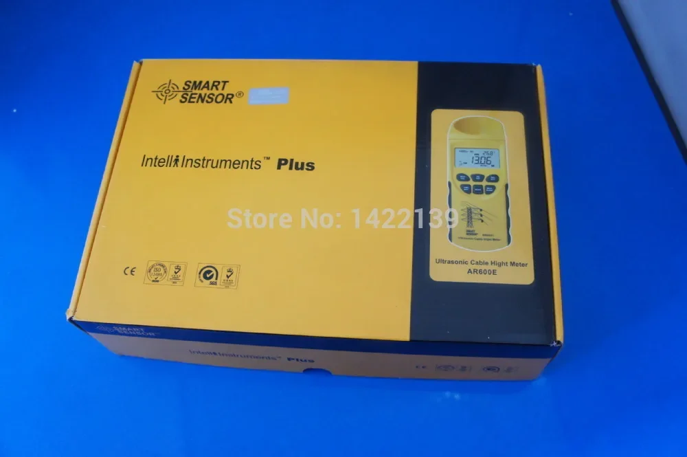 Smart Sensor AR600E Digital Ultrasonic Cable Height Meter | 3–23m Range, 3–15m Plane, High Precision Measurement Tester detail image 8