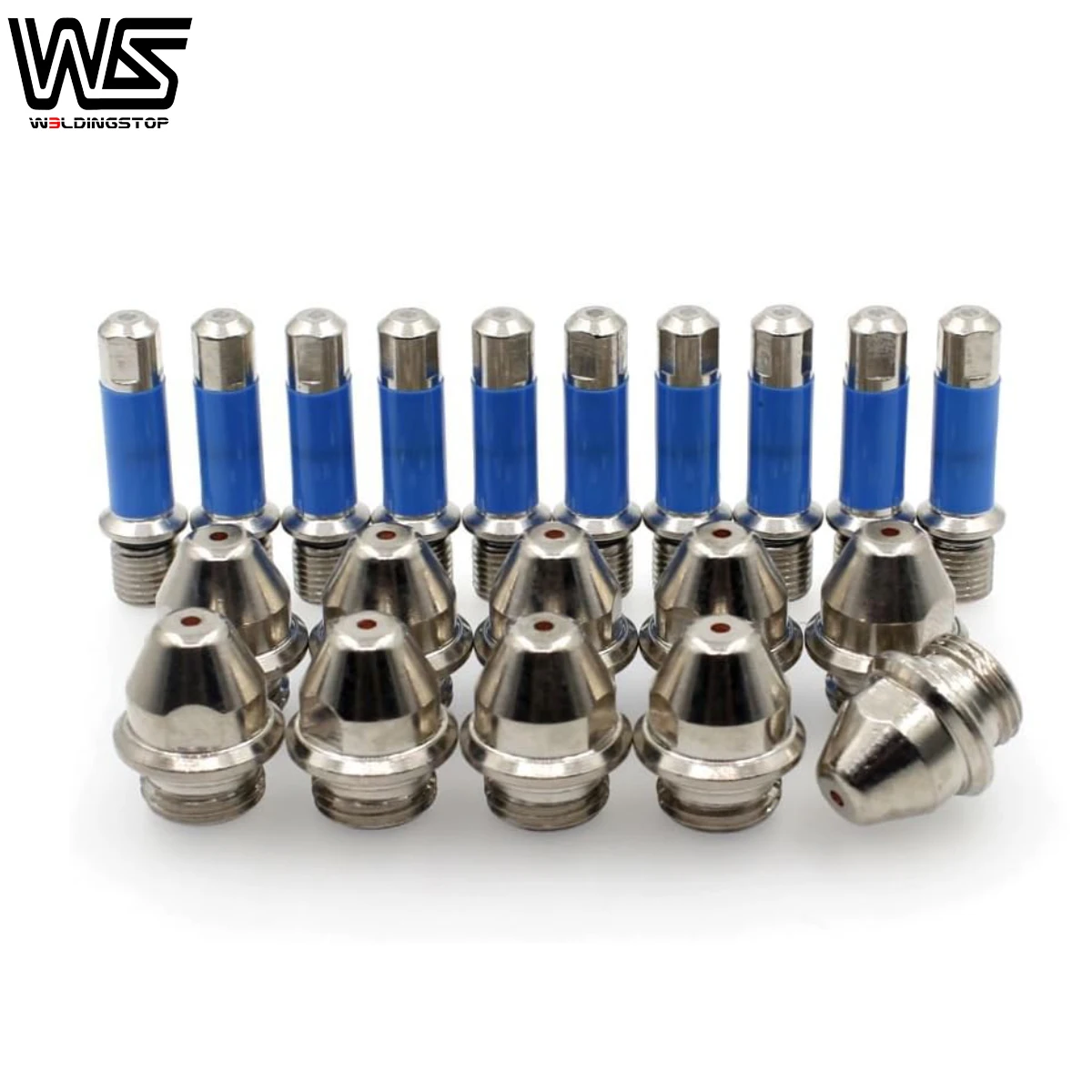 Nozzle Tip 50A /80A /120A & H839M00 Electrode for OTC 12000 Plasma Cutting Torch PKG/20 high quality otc12000 plasma consumables h839m00 electrode and h839k03 0 8mm 30amp nozzle