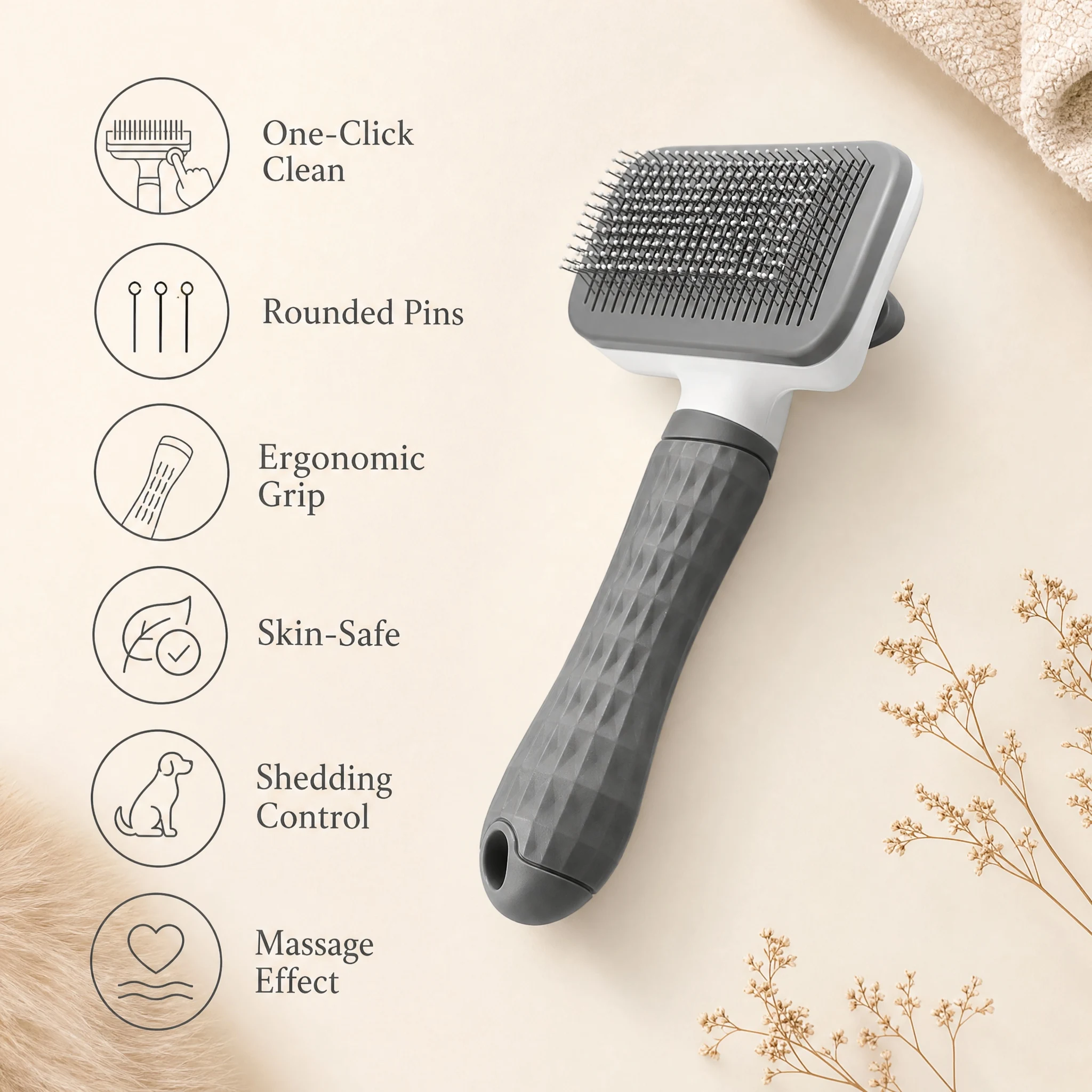 Universal Pet Detangling Brush 3