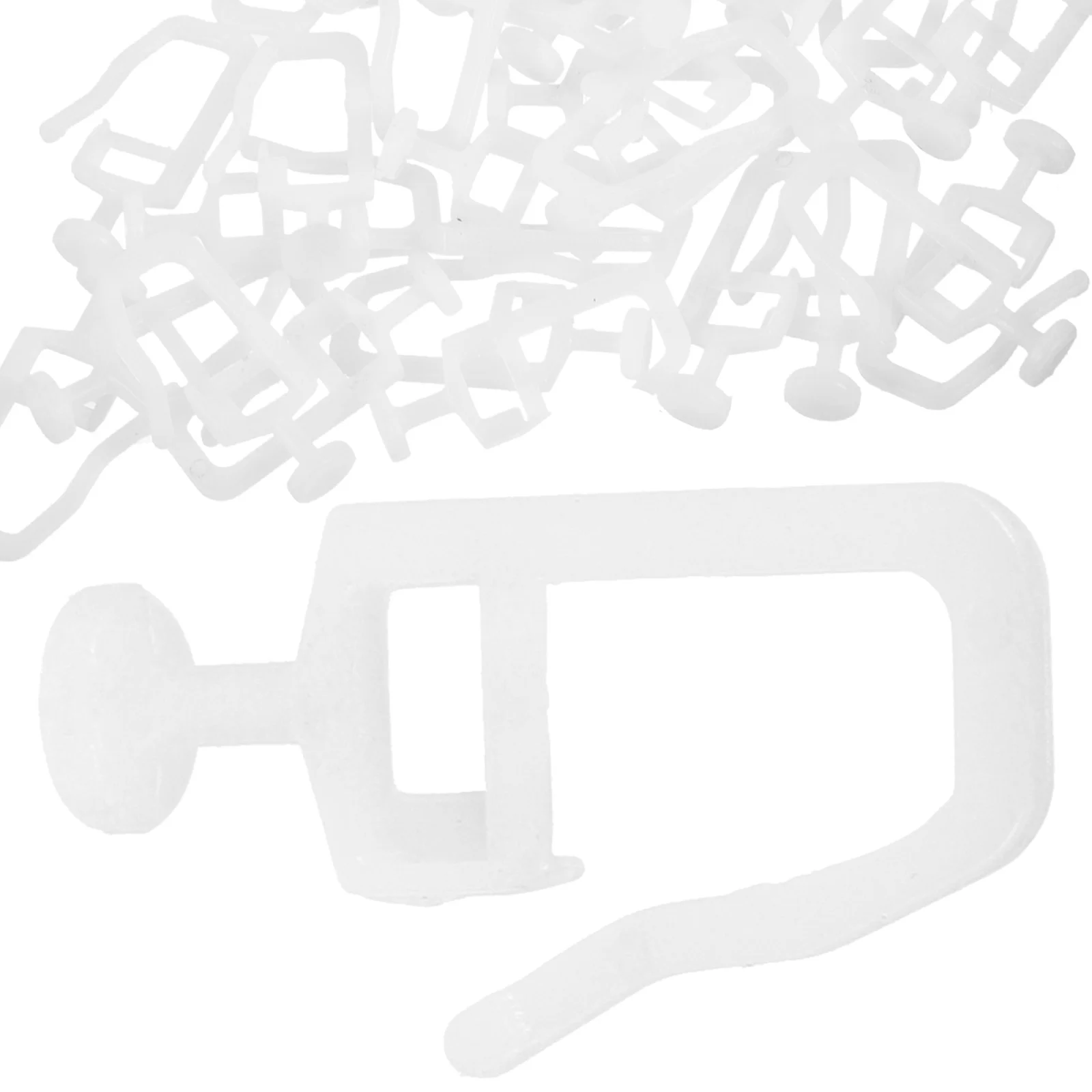 50 Pcs Curtain Track Pulley Plastic Wheel Smooth Sliding Home Accessory Rollerball Parts Hardware Window Dressing Curtain