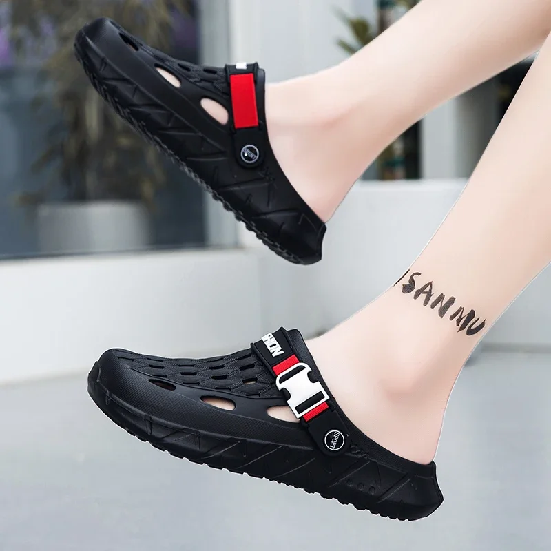 Summer men's sandals, anti-slip thick-soled, indoor and outdoor anti-slip beach slippers, large-sized sandals, shoes for men