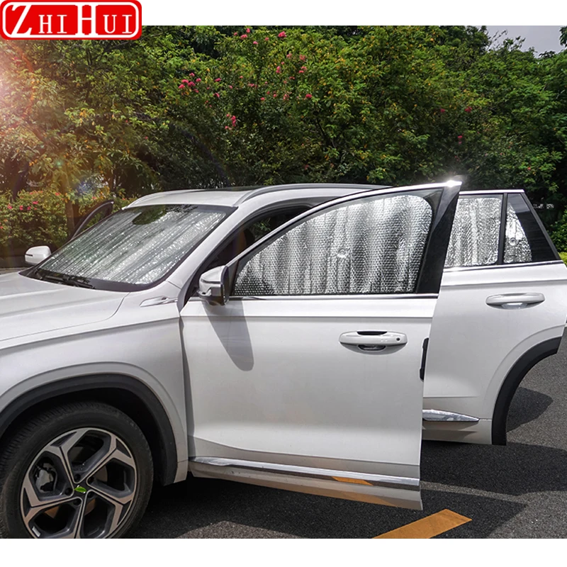 

Светоотражающий козырек на лобовое стекло для Geely Monjaro KX11 2022-2024