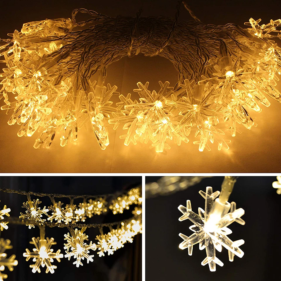 Fall Decor Maple Leaves Garland String Lights for Thanksgiving  Halloween Ball Fairy Light Home Wedding Party Christmas Decor
