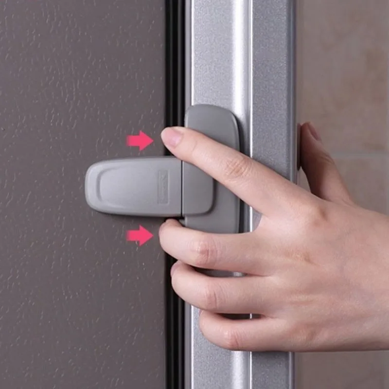 Refrigerator Door Anti Open Shackle Refrigerator Door Lock 1pc