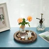 1Pc Round Wooden Tray Candle Holder Kitchen Countertop Multi-purpose Tray Home Decor for Farmhouse Dinning Table 6