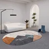 Creative Oval Carpet Living Room Decoration Carpets High Quality Rugs for Bedroom Home Decor Mat Lounge Rug Non-slip Porch Mats 6