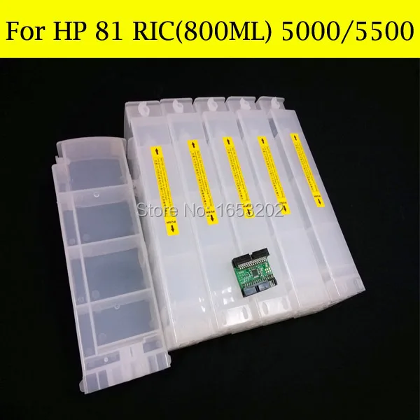 

Compatible For HP81 Ink Cartridge With Chip Decoder 81 DesignJet 5000/5500 C4930A C4931A C4932A C4933A C4934A C4935A