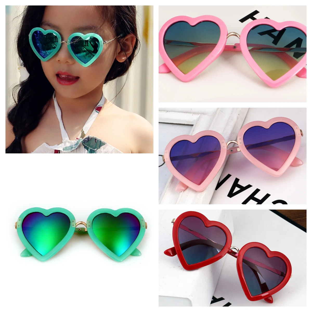 Rainbow Pride Heart Sunglasses - Personalization Available | Positive  Promotions