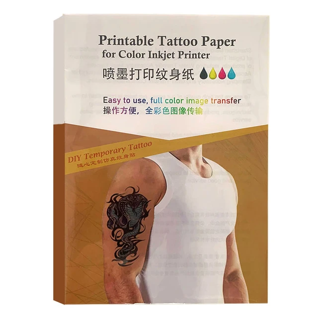 Update 163+ inkjet temporary tattoo paper super hot vova.edu.vn