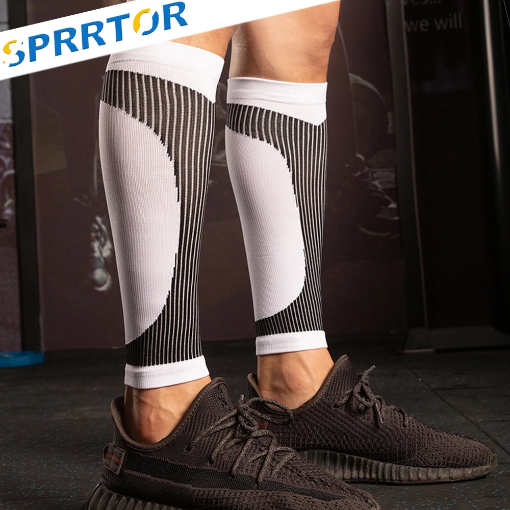 

1Pair Calf Compression Sleeve Men and Women 20-30 mmHg, Shin Splint Compression Sleeve Socks for Varicose Veins Calf Sleeve